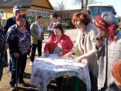 Специалисты Управления выступили на сходе жителей сельского поселения