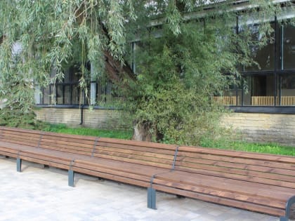 В сквере «Любовь и голуби» завершены основные работы по благоустройству