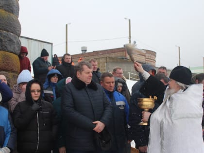 На реке Вохов был совершён чин Великого освящения воды