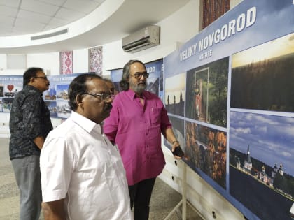 В Индии открылась фотовыставка о путешествиях по Новгородской области