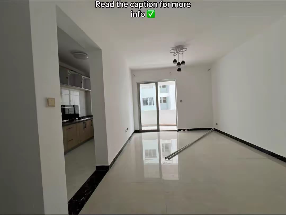 1 bedroom with a closed kitchen and a swimming pool in kileleshwa