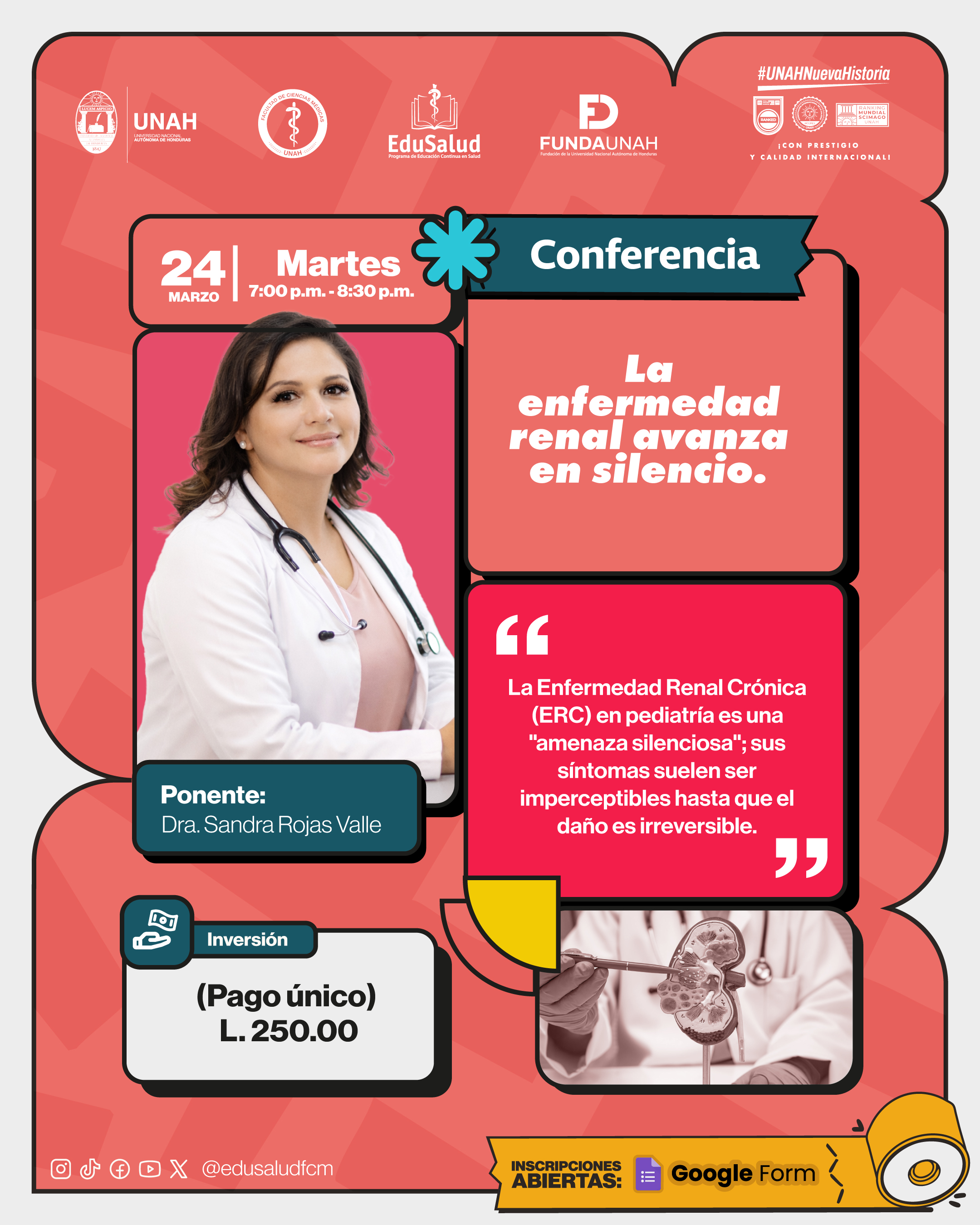 La enfermedad renal avanza en silencio.