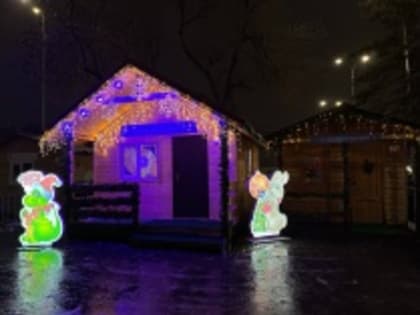 Дед Мороз встречает гостей