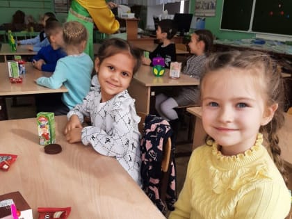 к ребятам из детского объединения «Калейдоскоп», заглянула красавица Весна