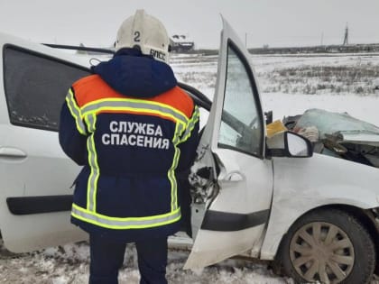 На саратовской трассе в столкновении с грузовиком погибли четыре человека