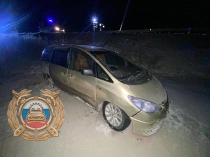 На саратовской трассе минивэн иностранцев вылетел в кювет. Есть пострадавшие