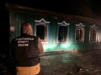 В пожаре погиб 58-летний мужчина
