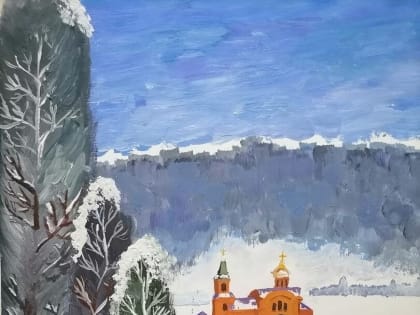 Посмотрите, какие чудесные картины пишет юная художница из Оркино Эмилия Алпатова!