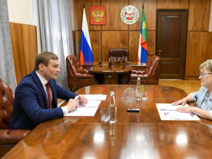 Ольга Алимова с рабочим визитом прибыла в Республику Хакасия