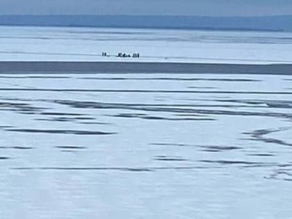 Рыбаков в Саратовской области унесло на середину Волги на отколовшейся льдине