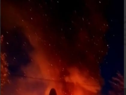 Пожар в Волжском районе Саратова