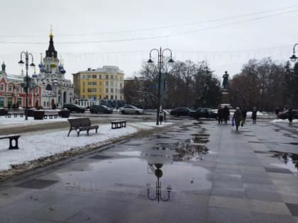 Сегодня в Саратове ожидается снег с дождем