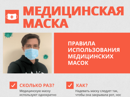 ВНИМАНИЮ ПОТРЕБИТЕЛЯ: Наденьте маску - защитите себя от гриппа!