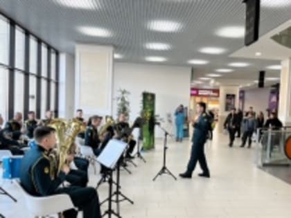В Октябрьском районе состоялся концерт военного оркестра, посвященный Дню защитника Отечества