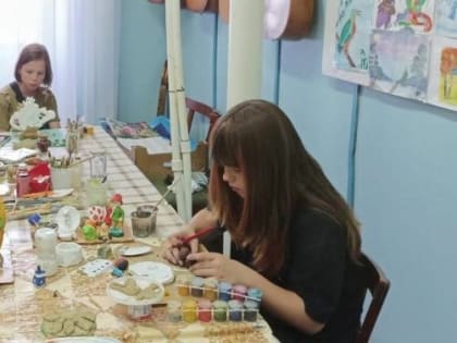 В «Мечте» работает летняя творческая мастерская