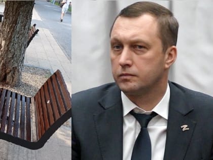 Роман Бусаргин возмущен символами городской разрухи в сквере на Рахова