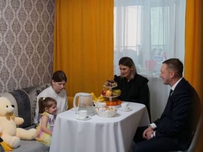 Романа Бусаргин встретился с семьей участника СВО