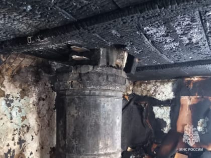 Пожар в Ртищевском районе: сгорел дом в селе Отрадино