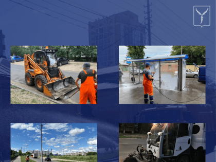 На территории города продолжаются мероприятия по благоустройству