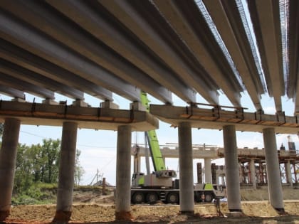 Лада Мокроусова: «Продолжается строительство путепровода через ж/д пути по Песчано-Уметской улице»