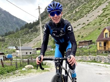 Степан Шишков - серебряный призер Всероссийской многодневной велогонки "Дружба народов северного Кавказа"