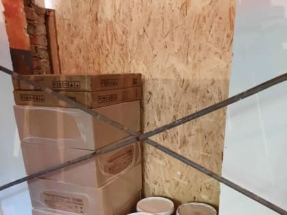 Продолжаются работы по ремонту Асмётовского дома культуры