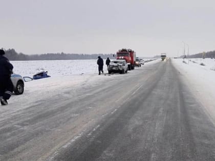 На трассе под Саратовом погиб мужчина и пострадала женщина