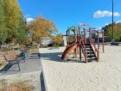 В Гагаринском районе пришли новые детские площадки