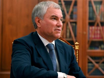 Владимир Путин провел рабочую встречу с Вячеславом Володиным