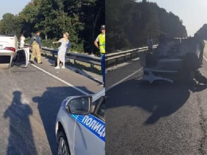 На трассе под Вольском в массовом ДТП пострадал ребенок