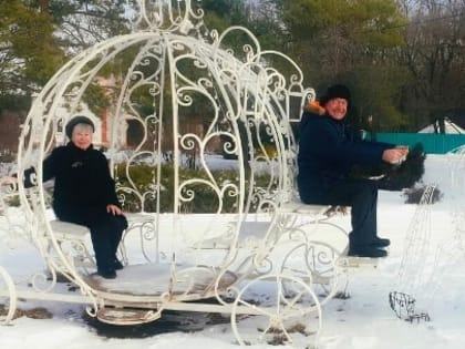 Семья Андрея и Людмилы Зубковых стала победителем фотоконкурса «Зима в «Пугачевском»