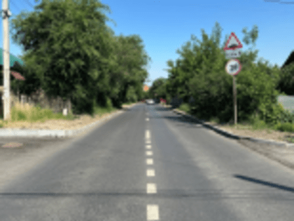 В рамках нацпроекта «Безопасные качественные дороги» проведен ремонт дорожного полотна на ул. Чкалова