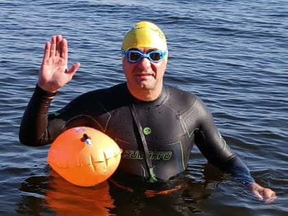 11 км вплавь по Волге. Андрей Чепурной претендует на новый российский рекорд