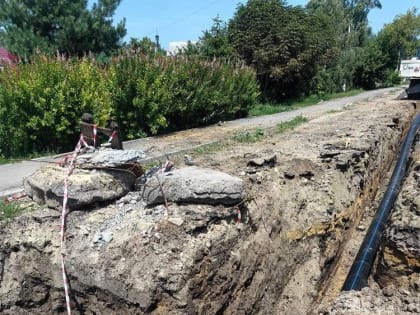 Ремонтные работы напорного коллектора