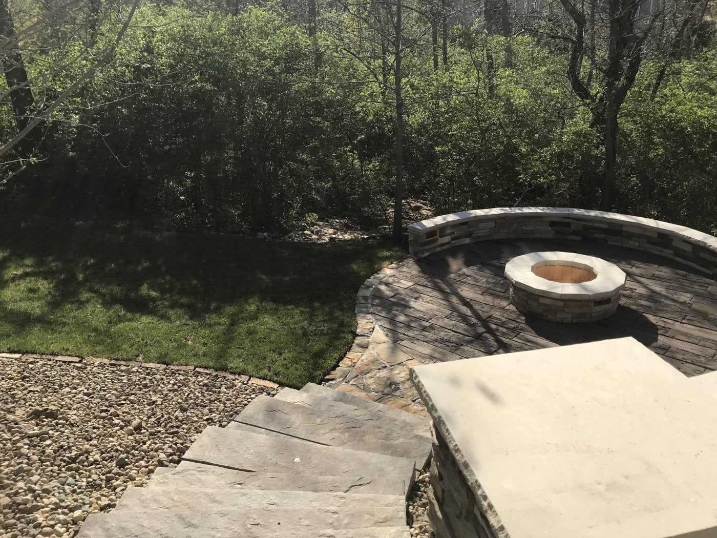 The lawn recovery period.
