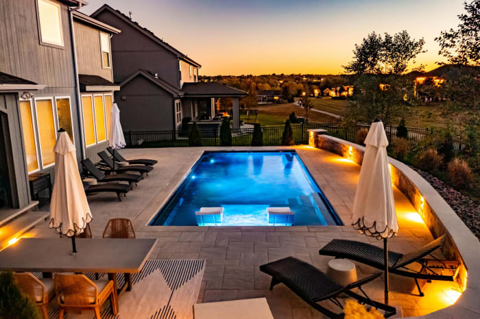 Pool and Paver Patio, Shawnee, KS