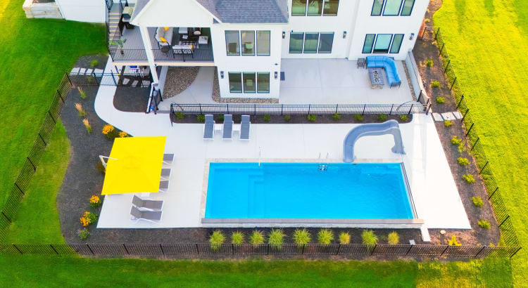 Pool, Patio & Water Feature