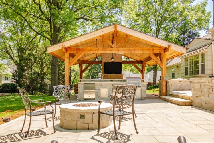 Pavilion & Fireplace