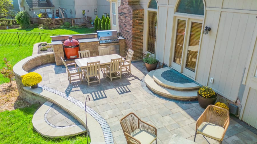 Real paver patios we've built across Kansas City