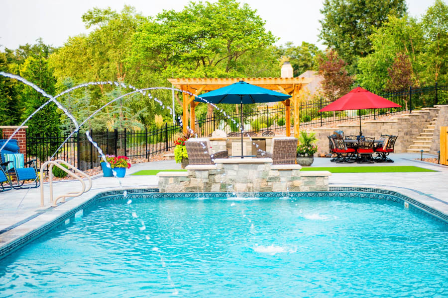 Custom water feature