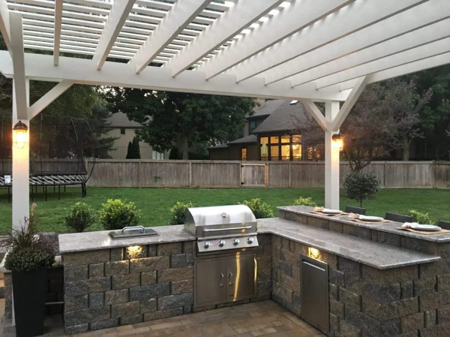 Outdoor lighting we've installed across Kansas City