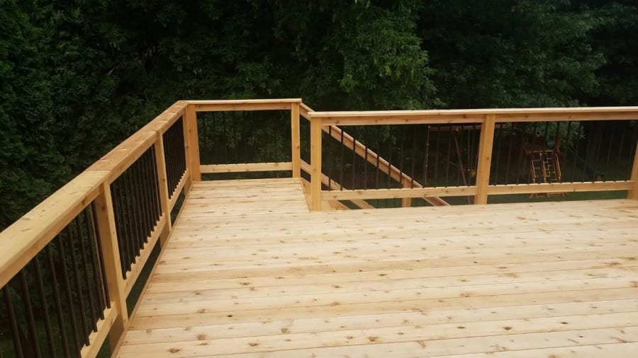 Real decks we've built across Kansas City