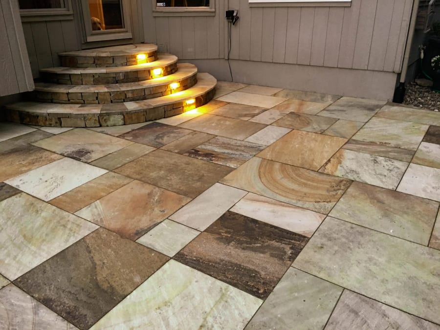 Real stone patios we've built across Kansas City