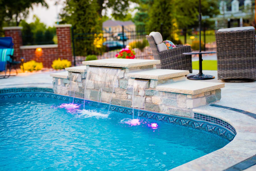 Custom water feature