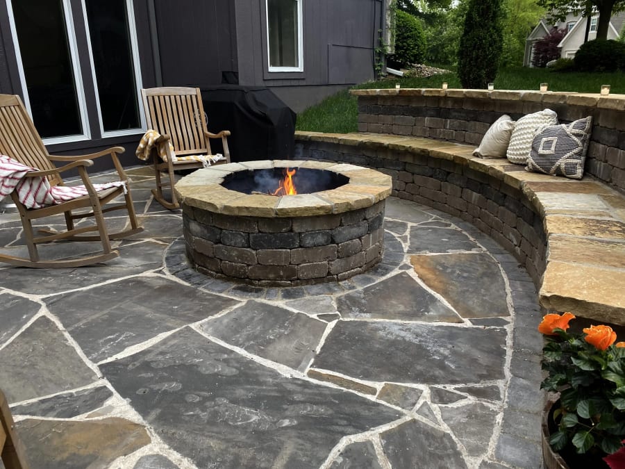 Real fire pits we've built across Kansas City