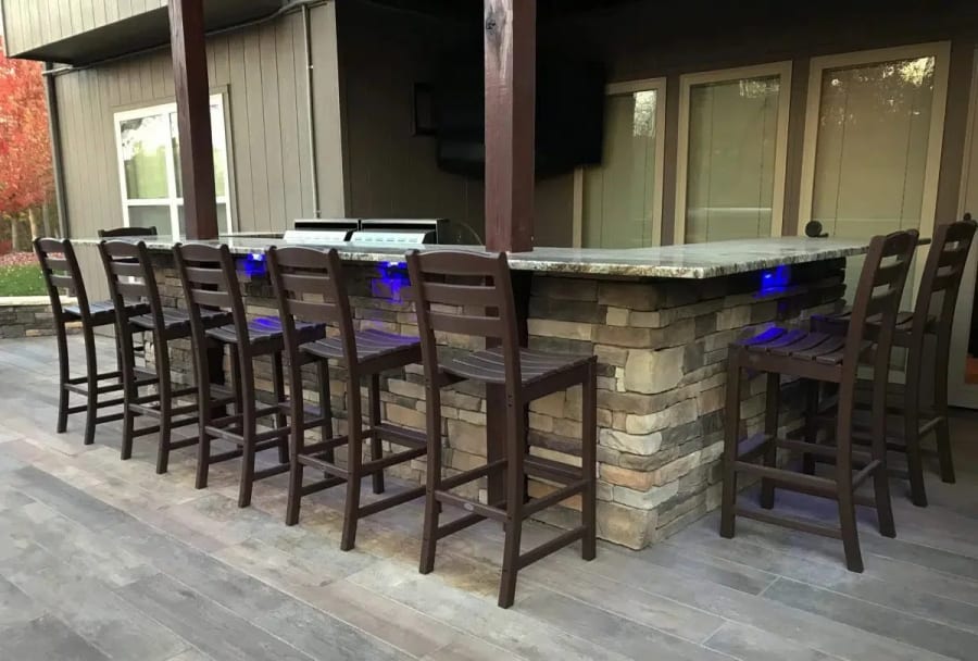 Stone veneer we've built across Kansas City