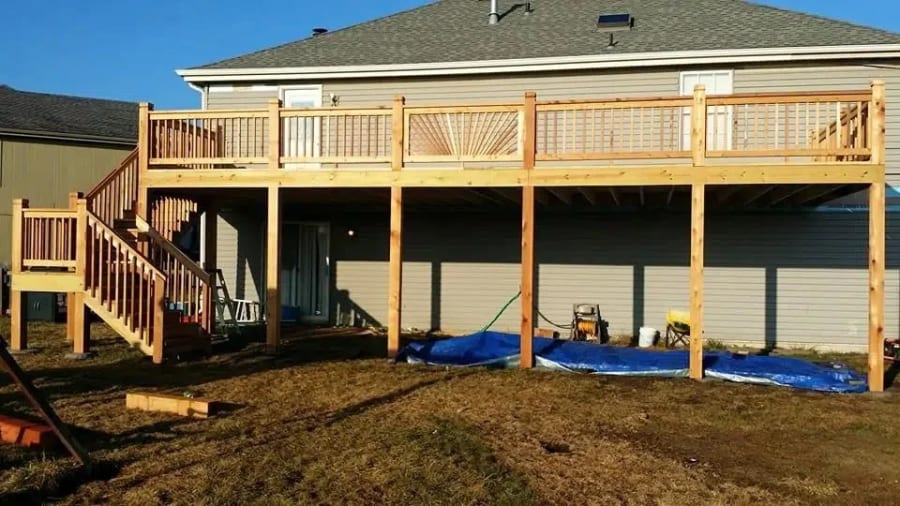 Real decks we've built across Kansas City