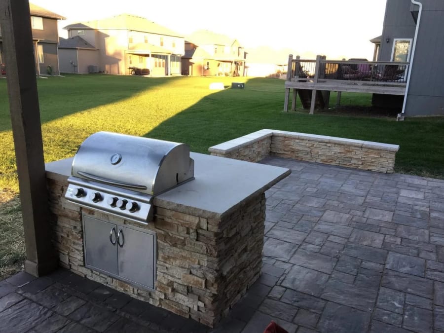 Stone veneer we've built across Kansas City