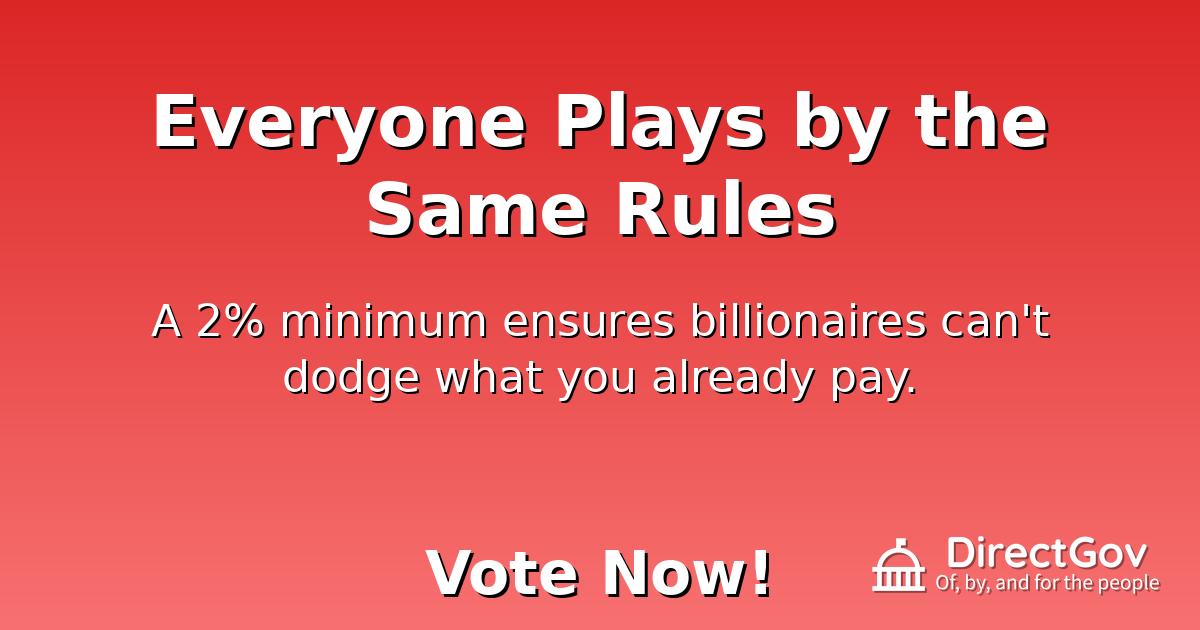 Everyone Plays by the Same Rules