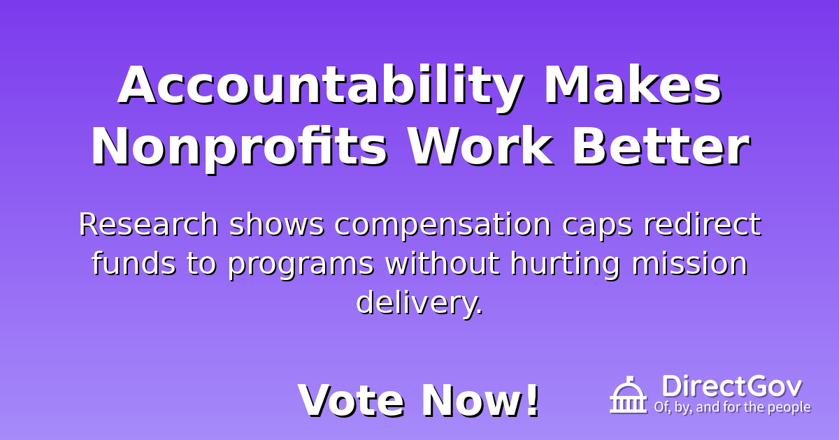 Accountability Makes Nonprofits Work Better